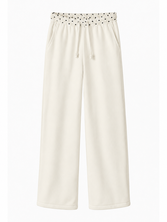 COZY POLKA DOT CLOUD PANTS